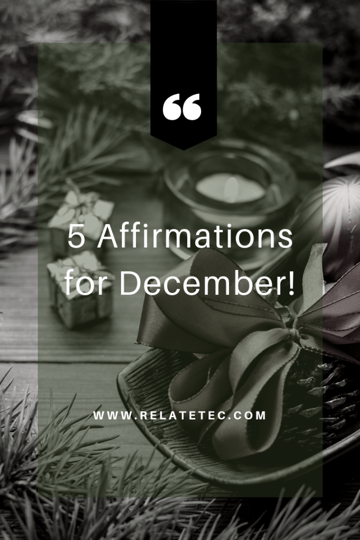5 affirmations for october