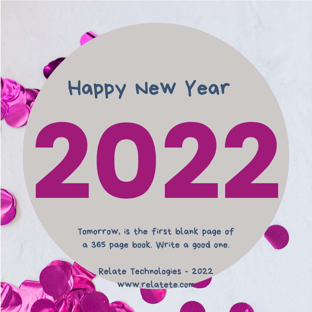 Colorful Illustrated Happy New Year Instagram Post